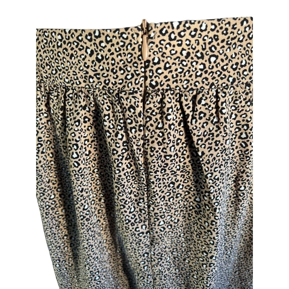Altard State Skirt Womens Large Animal Print Ruffle Flirty - Picture 6 of 9